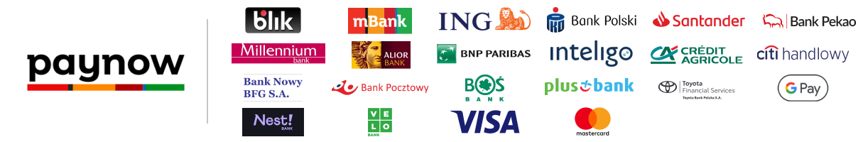 Płatności Paynow: BLIK, przelewy internetowe, karty Visa i Mastercard